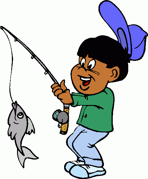 Detail Free Fishing Clipart Nomer 8