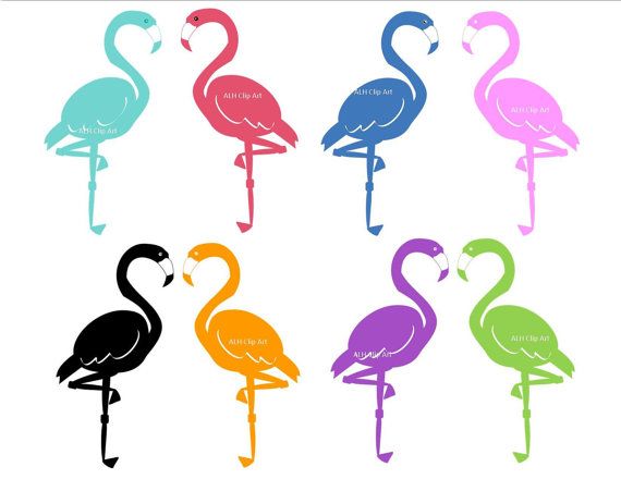 Detail Free Flamingo Clipart Nomer 34