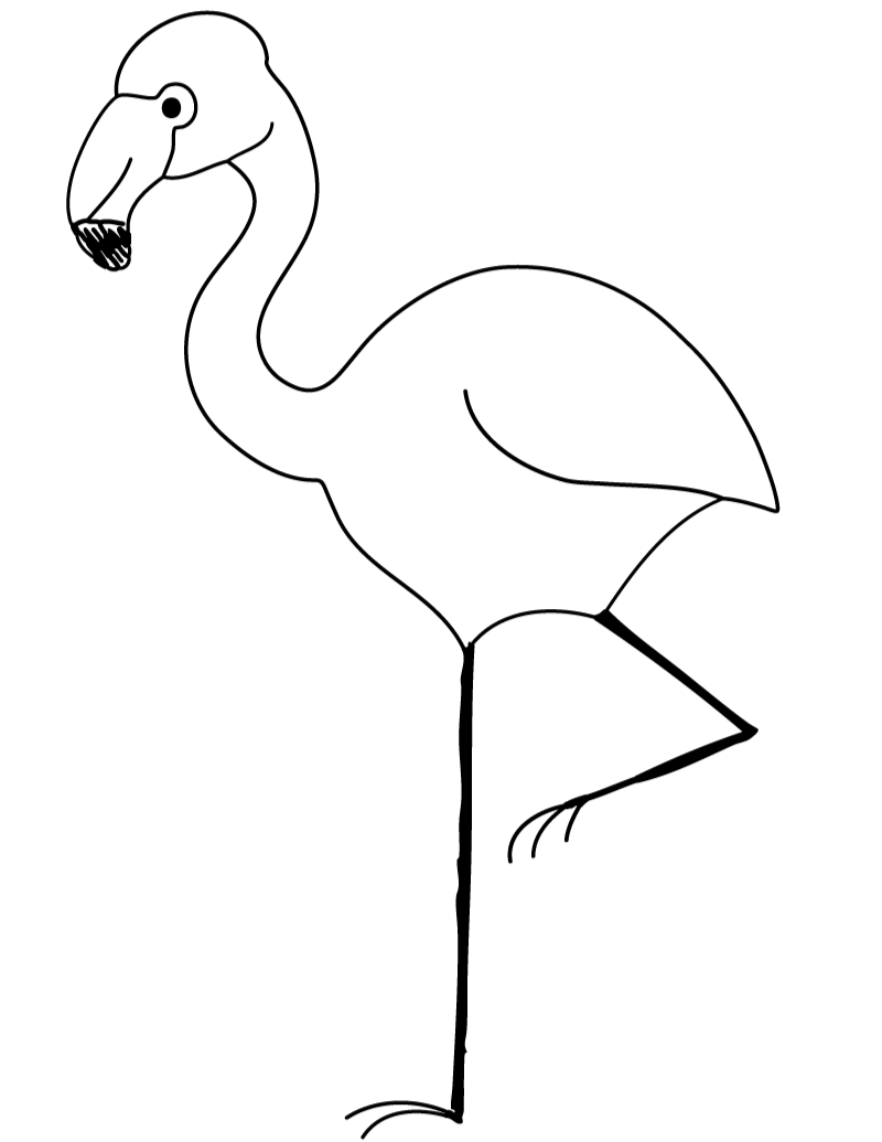 Detail Free Flamingo Clipart Nomer 37