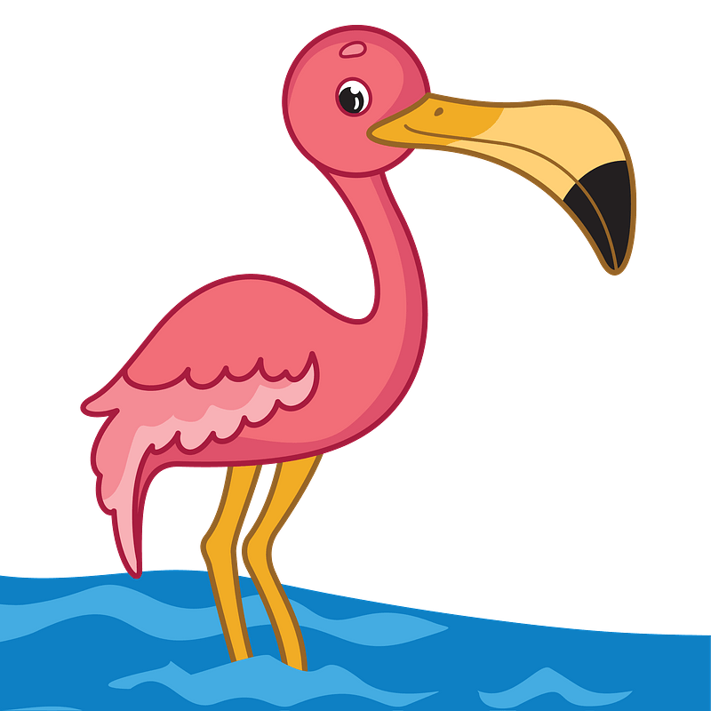 Detail Free Flamingo Clipart Nomer 42