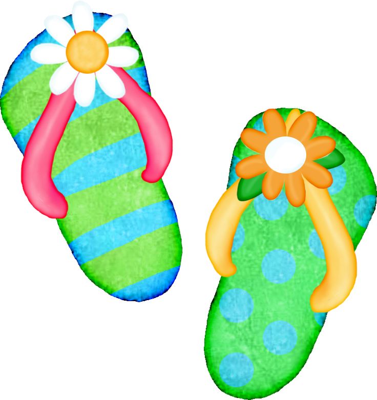 Detail Free Flip Flop Clip Art Nomer 8