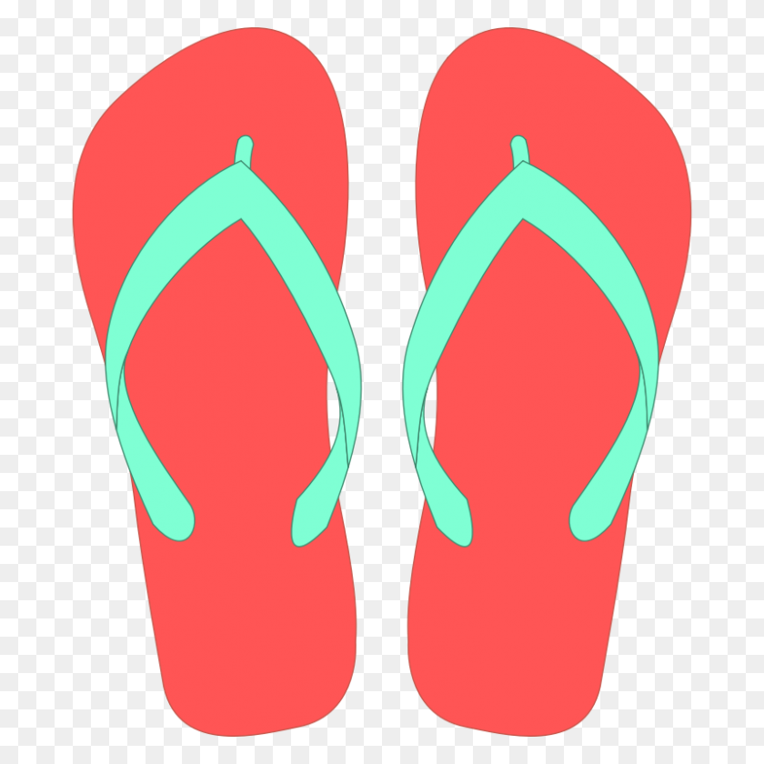 Detail Free Flip Flop Clip Art Nomer 9