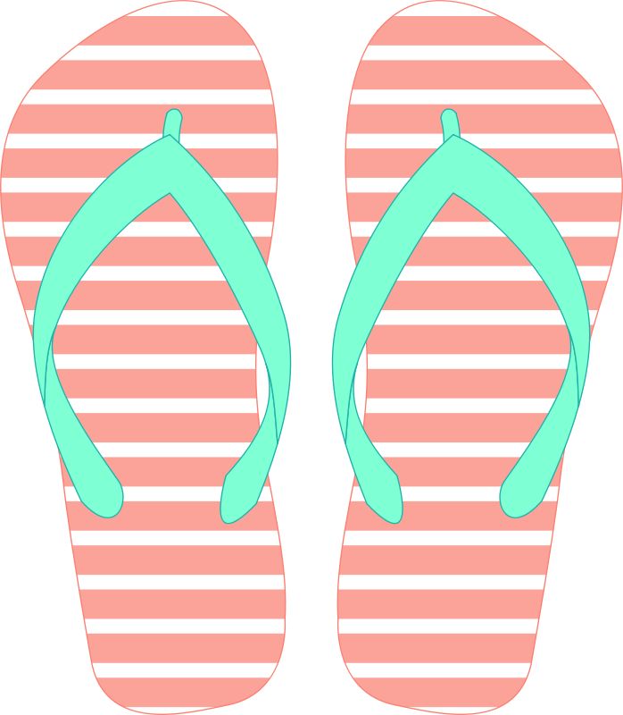 Detail Free Flip Flop Clip Art Nomer 11