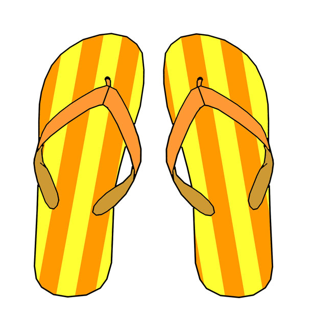 Detail Free Flip Flop Clip Art Nomer 15