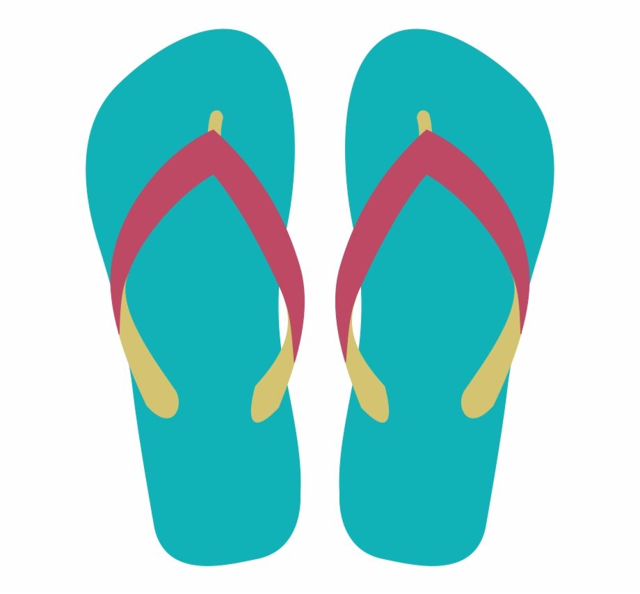 Detail Free Flip Flops Clip Art Nomer 15