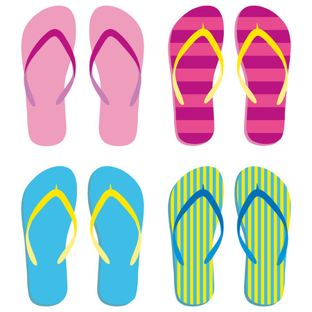 Detail Free Flip Flops Clip Art Nomer 34