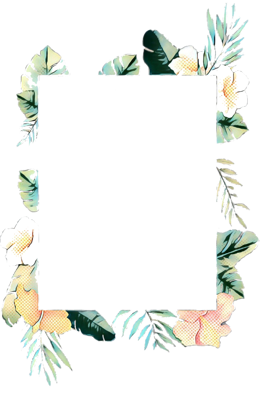Detail Free Floral Frame Nomer 18