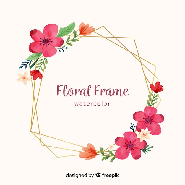 Detail Free Floral Frame Nomer 32