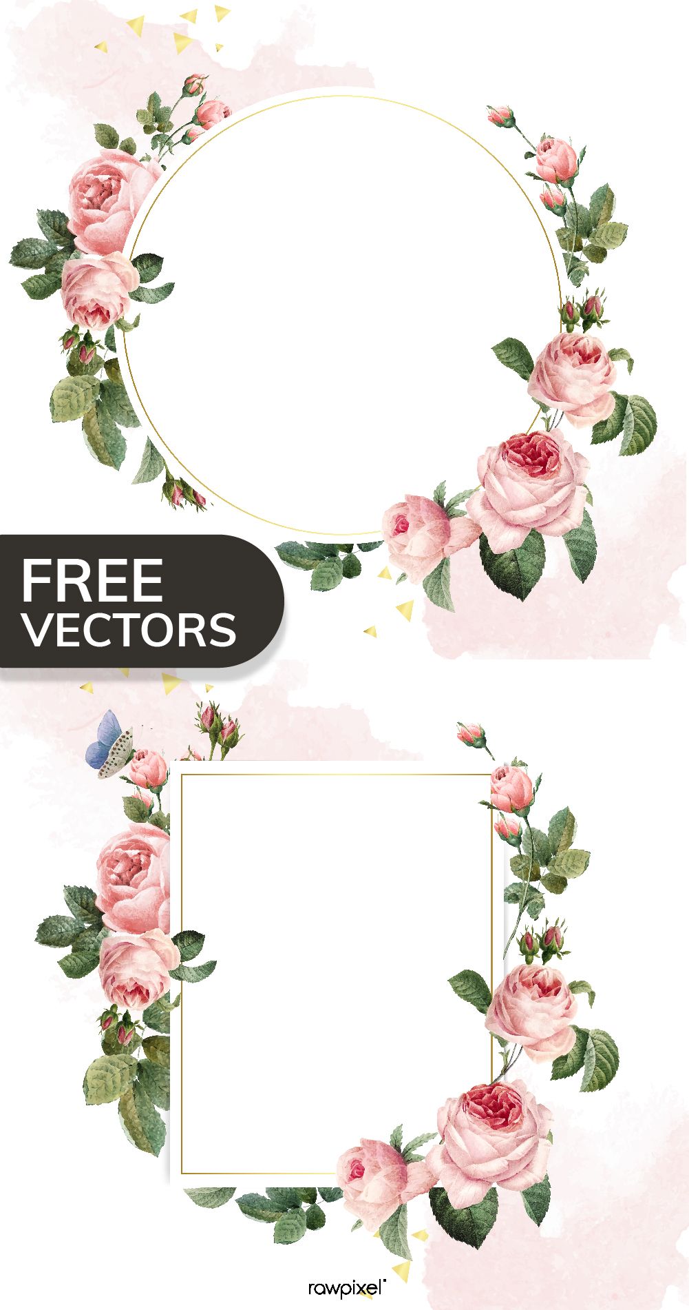 Detail Free Floral Frames Nomer 22