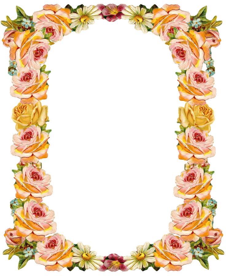 Detail Free Flower Picture Frames Nomer 15