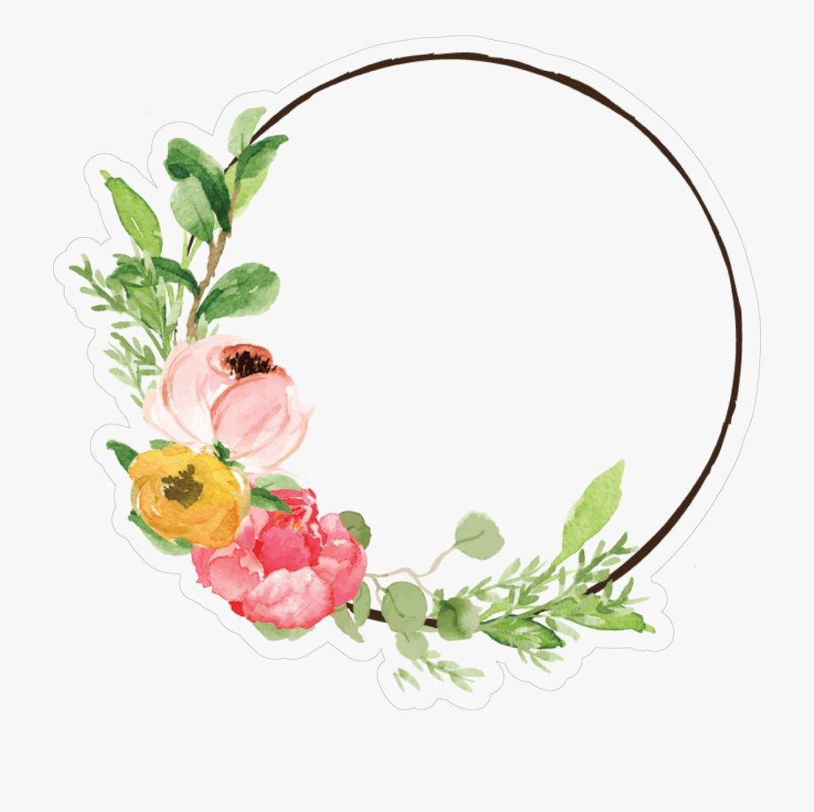 Detail Free Flower Wreath Clipart Nomer 2