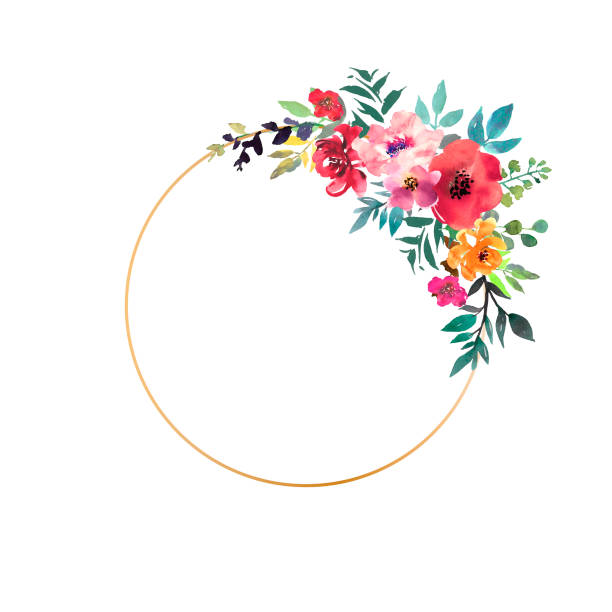 Detail Free Flower Wreath Clipart Nomer 8