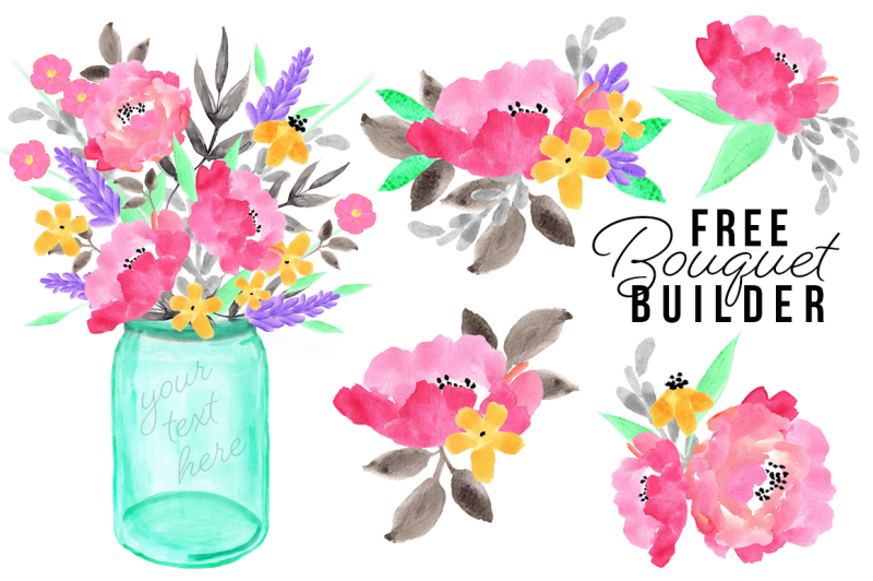 Detail Free Flowers Images Clipart Nomer 47