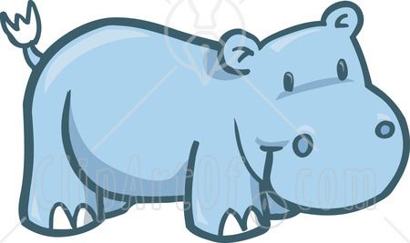 Detail Hippo Clipart Nomer 2