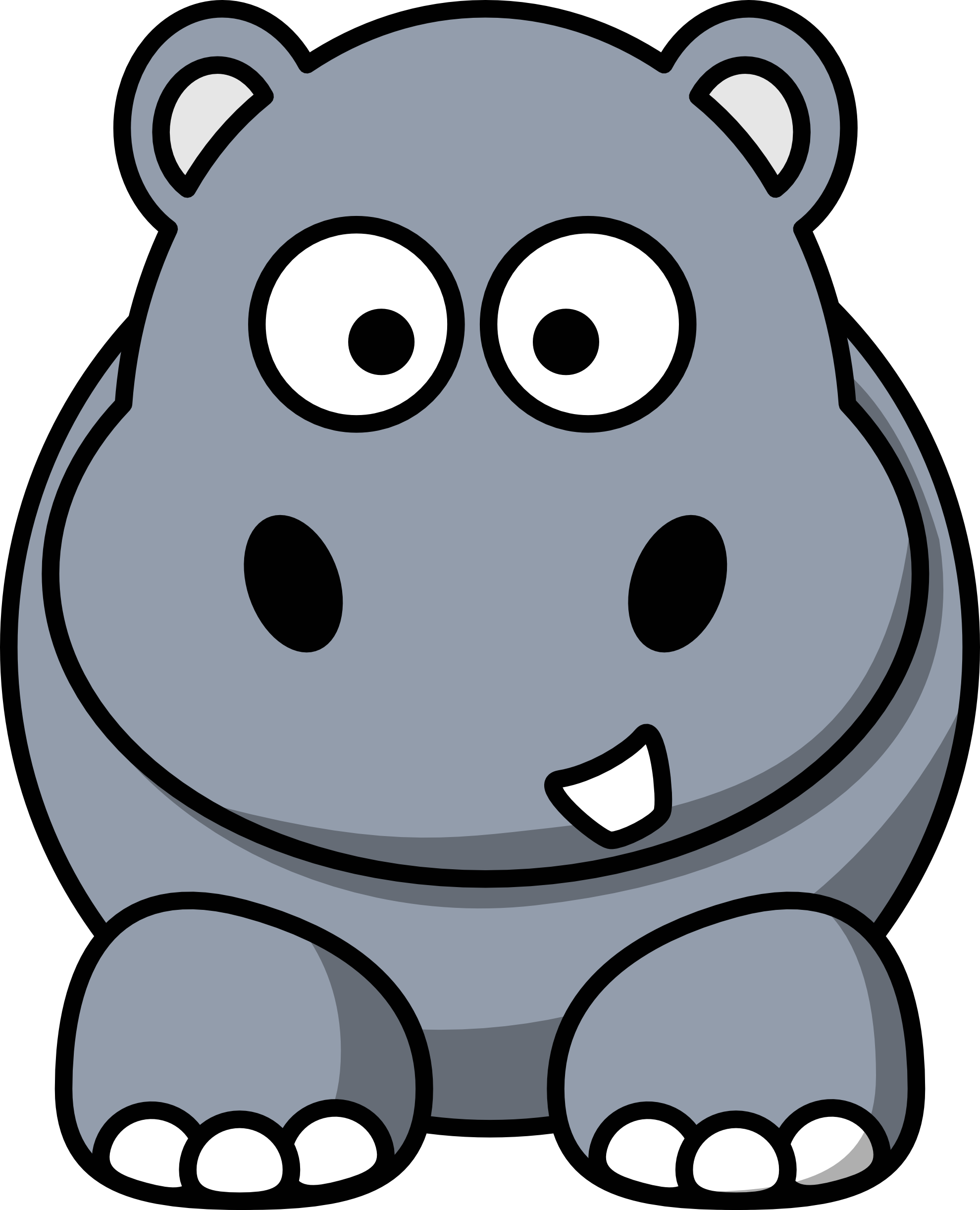 Detail Hippo Clipart Nomer 3