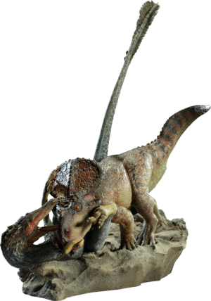 Detail Protoceratops Velociraptor Fossil Nomer 2