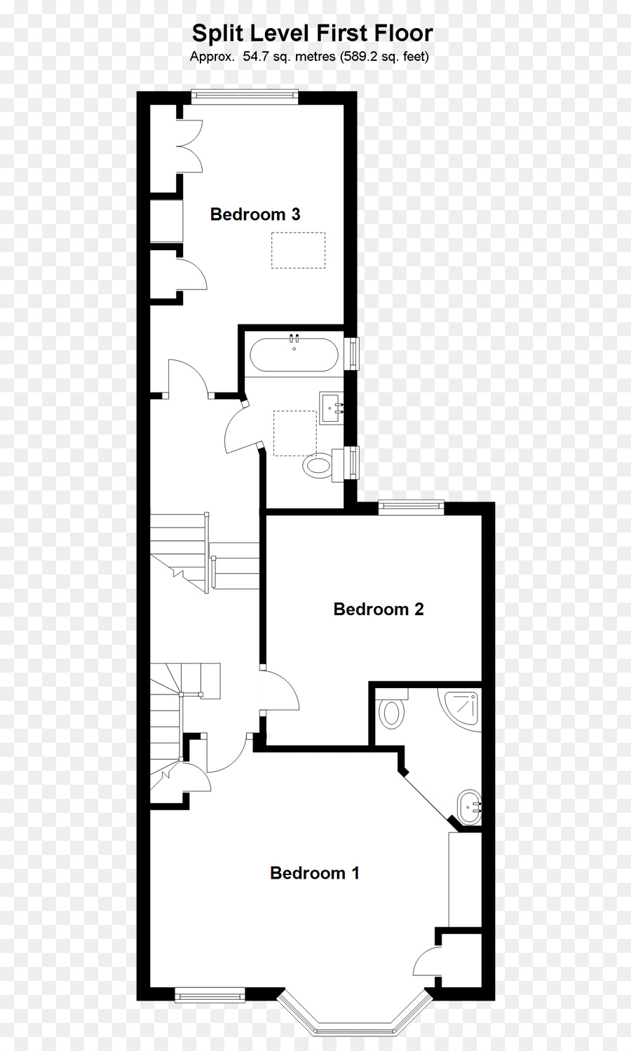 Detail Split Level Wohnung Nomer 10