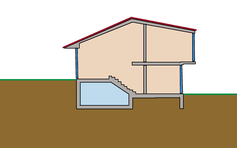 Detail Split Level Wohnung Nomer 2