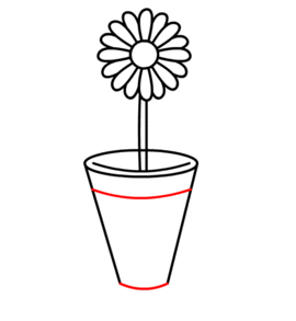 Detail Blumen Von Oben Zeichnen Nomer 11