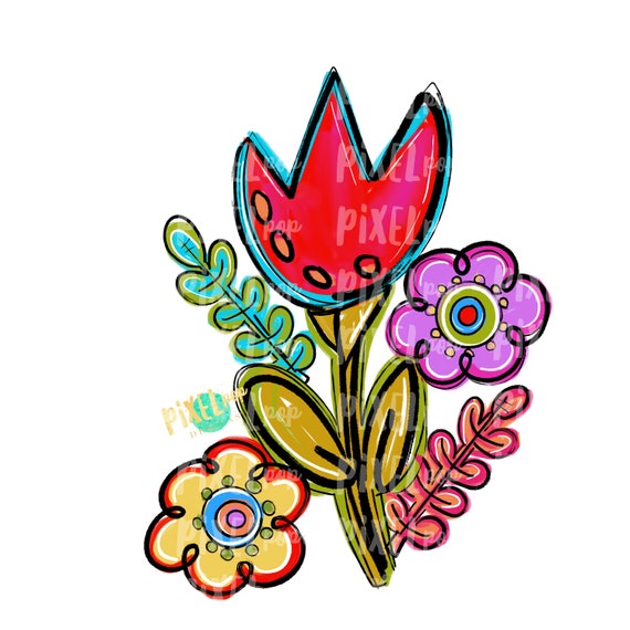 Detail Blumen Von Oben Zeichnen Nomer 24