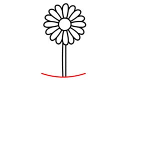 Detail Blumen Von Oben Zeichnen Nomer 25