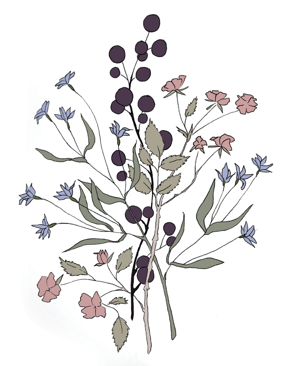 Detail Blumen Von Oben Zeichnen Nomer 8