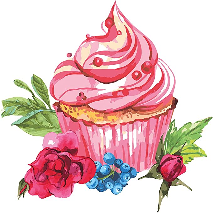 Detail Cupcake Gemalt Nomer 9