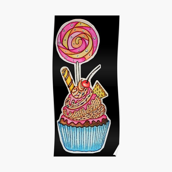 Detail Cupcake Gemalt Nomer 16