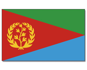 Eritrea Flagge Stern - KibrisPDR