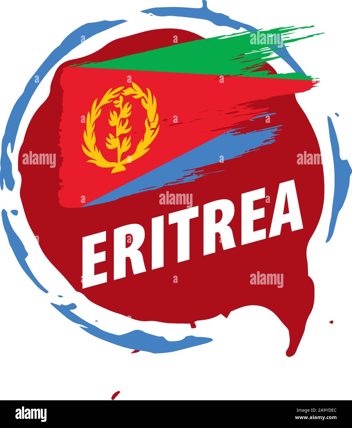 Detail Eritrea Flagge Stern Nomer 23
