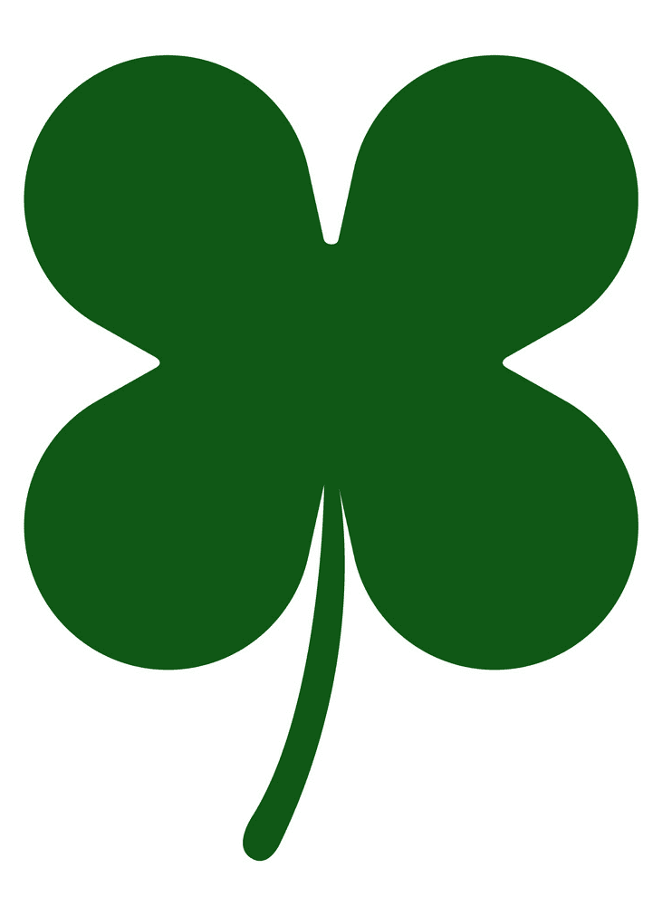 Detail Free Four Leaf Clover Clipart Nomer 2