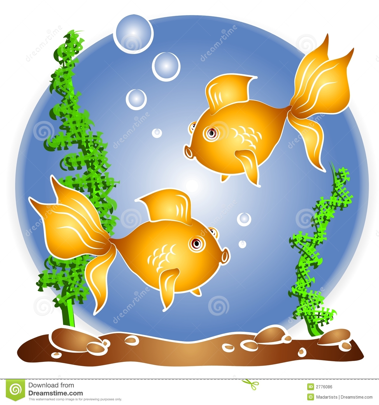 Detail Free Goldfish Clipart Nomer 20