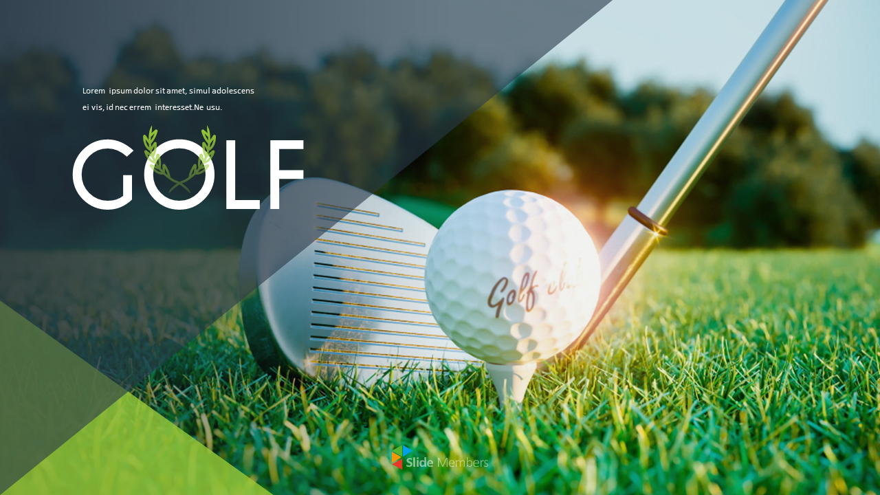 Free Golf Powerpoint Template - KibrisPDR