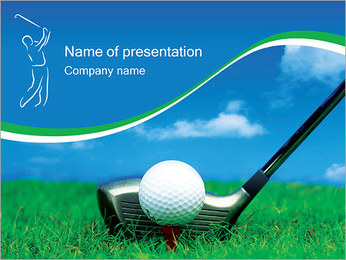 Detail Free Golf Powerpoint Template Nomer 16