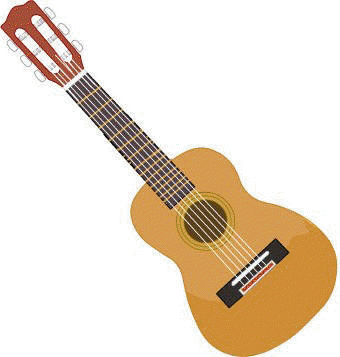 Detail Free Guitar Clipart Nomer 11