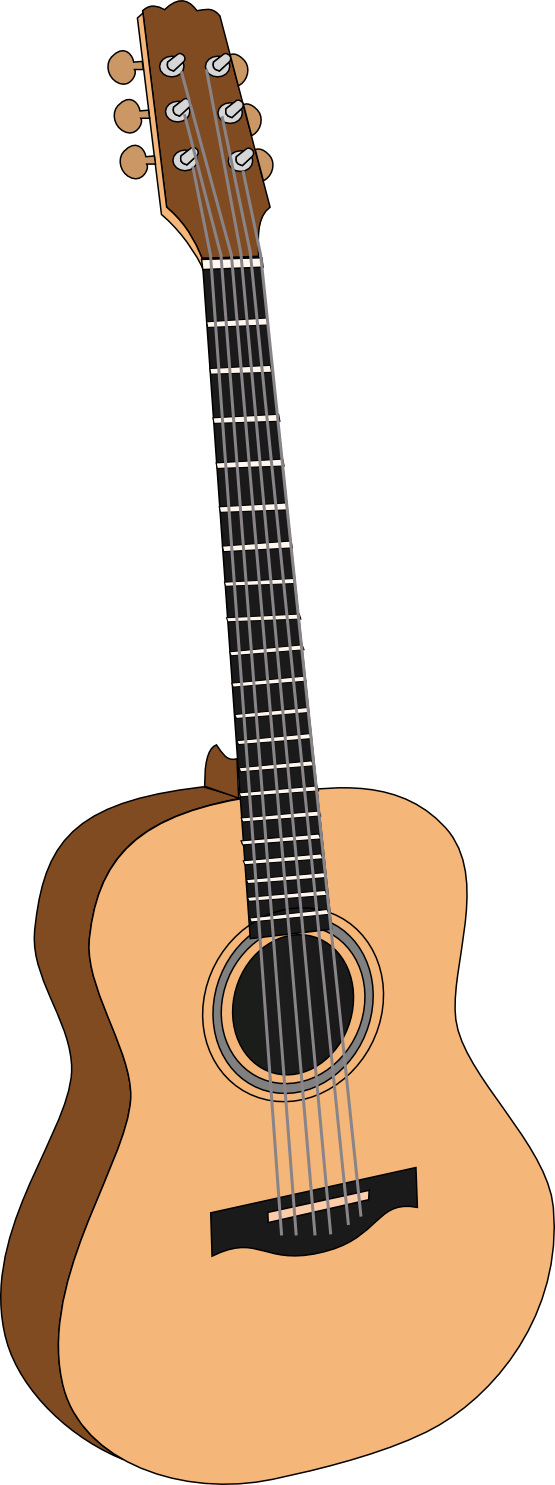 Detail Free Guitar Clipart Nomer 12