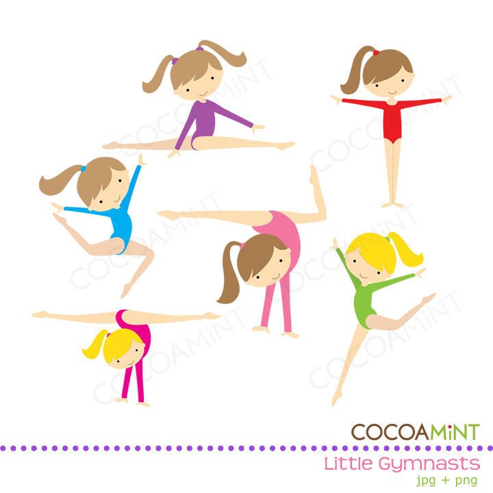 Detail Free Gymnastics Clipart Nomer 8