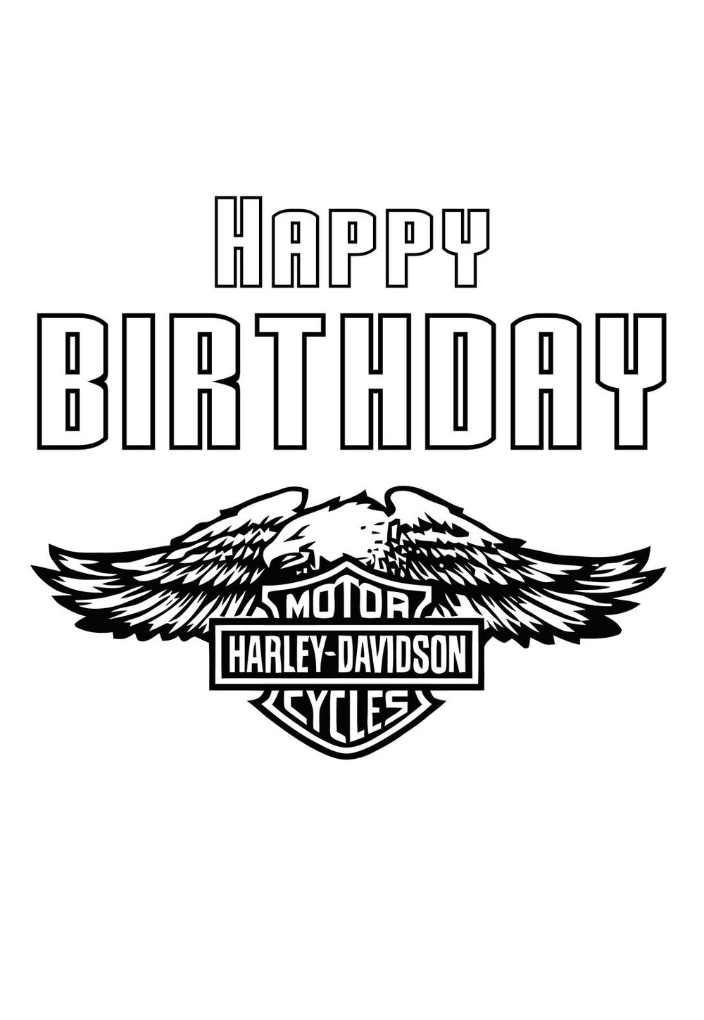 Detail Free Harley Davidson Happy Birthday Images Nomer 13