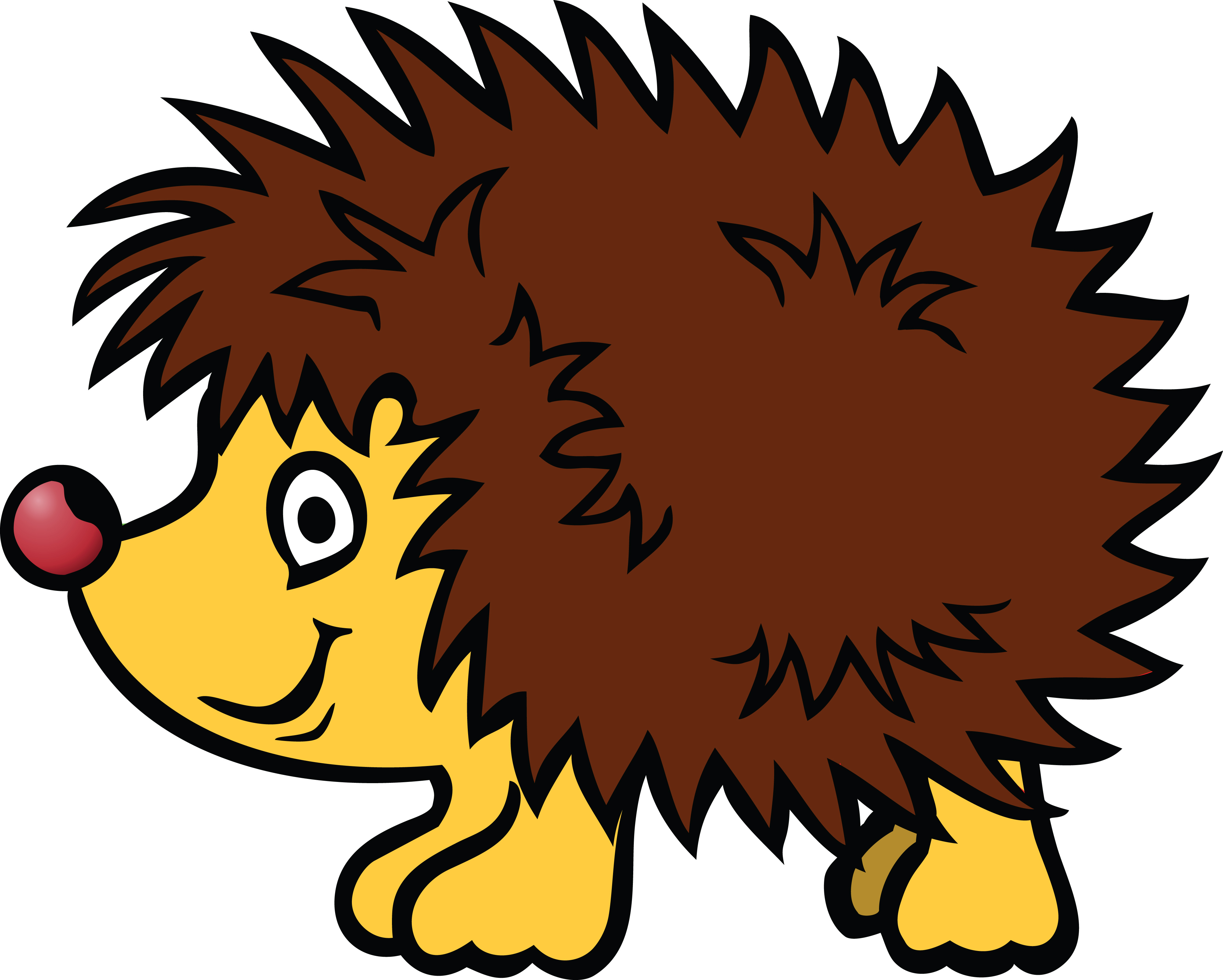 Detail Free Hedgehog Clipart Nomer 4