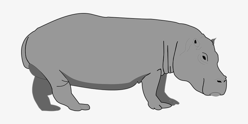 Detail Free Hippo Clipart Nomer 21