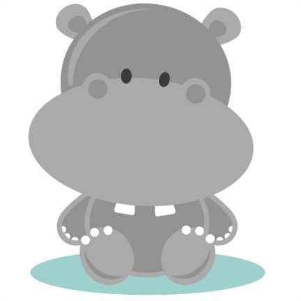 Detail Free Hippo Clipart Nomer 38