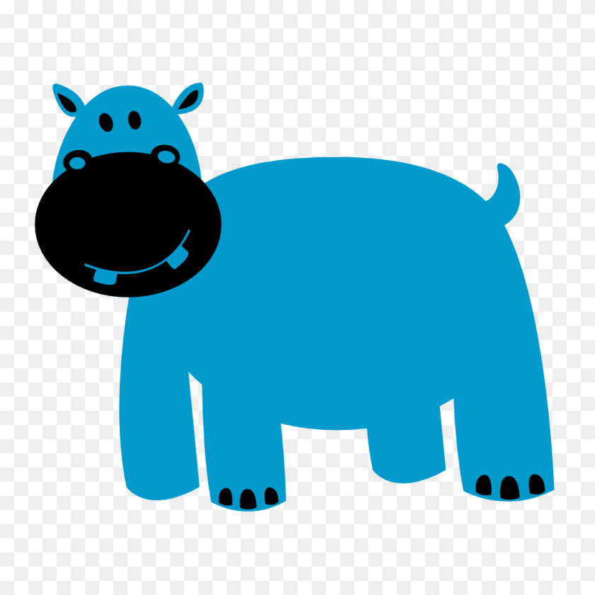 Detail Free Hippo Clipart Nomer 41