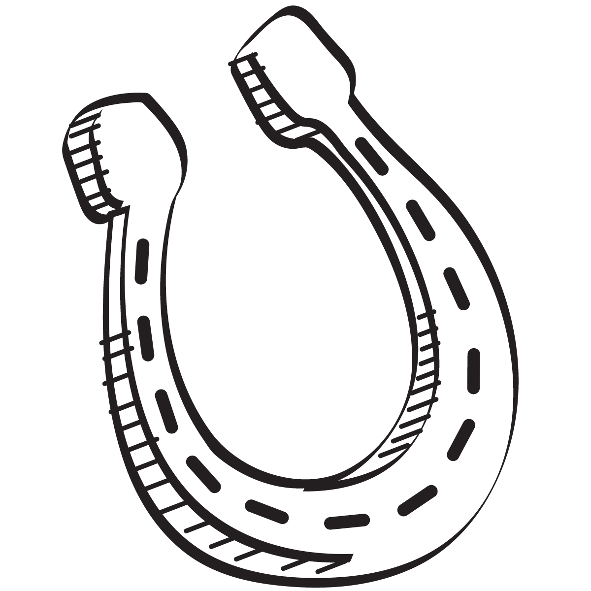 Detail Free Horseshoe Clipart Nomer 16