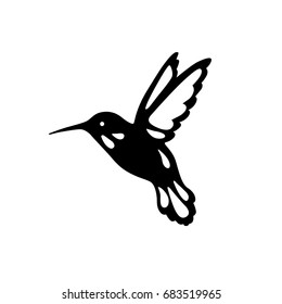 Detail Free Hummingbird Silhouette Clip Art Nomer 5