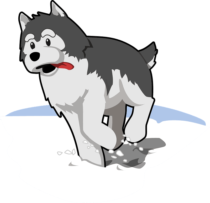 Detail Free Husky Clipart Nomer 18