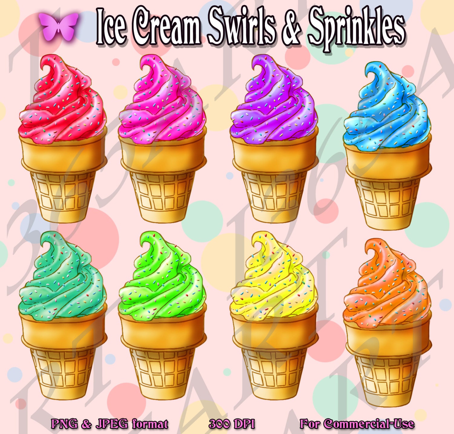 Detail Free Ice Cream Clipart Nomer 29