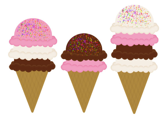 Detail Free Ice Cream Cone Clip Art Nomer 14