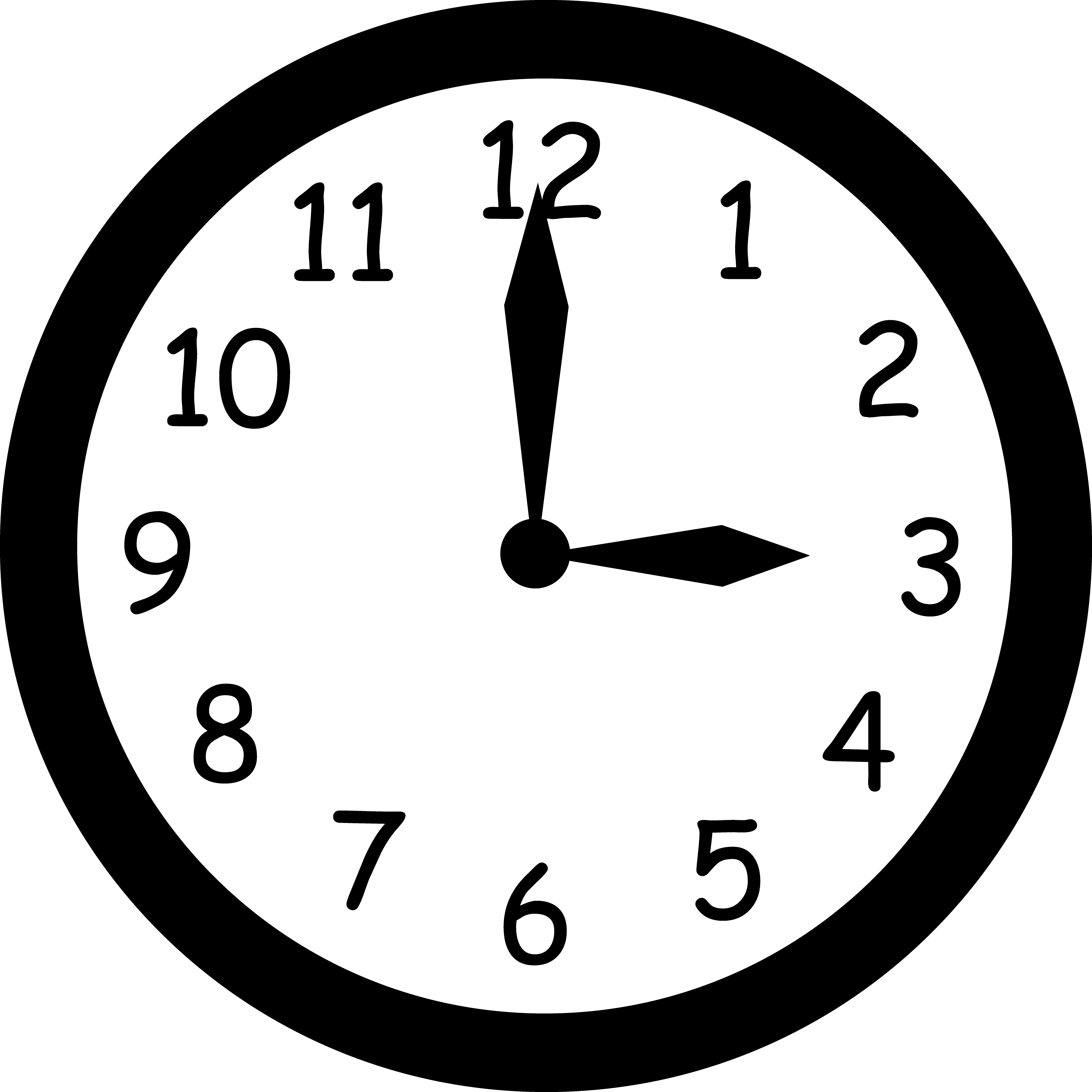 Detail Free Images Clock Nomer 10