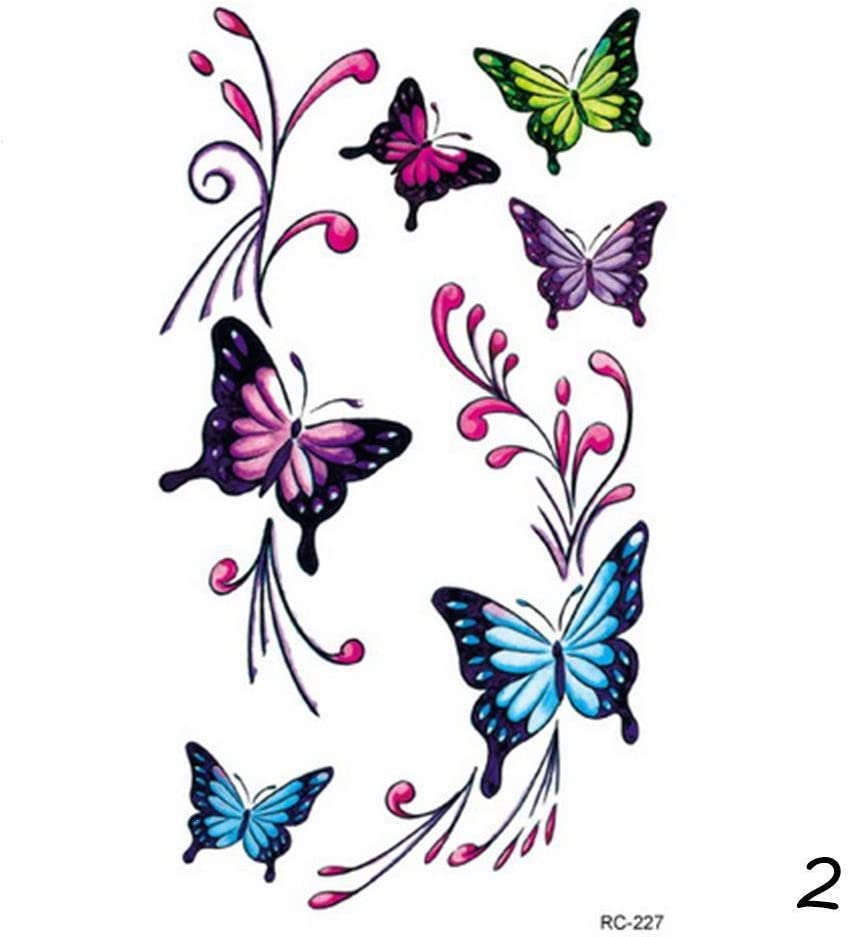 Detail Schmetterling Tattoo Farbig Nomer 18