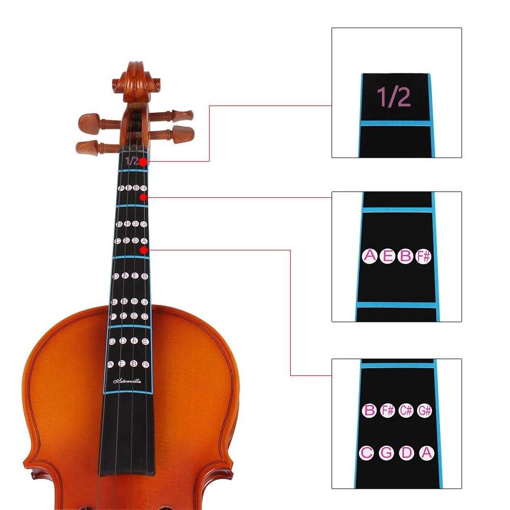 Detail String Violin Chart Nomer 15